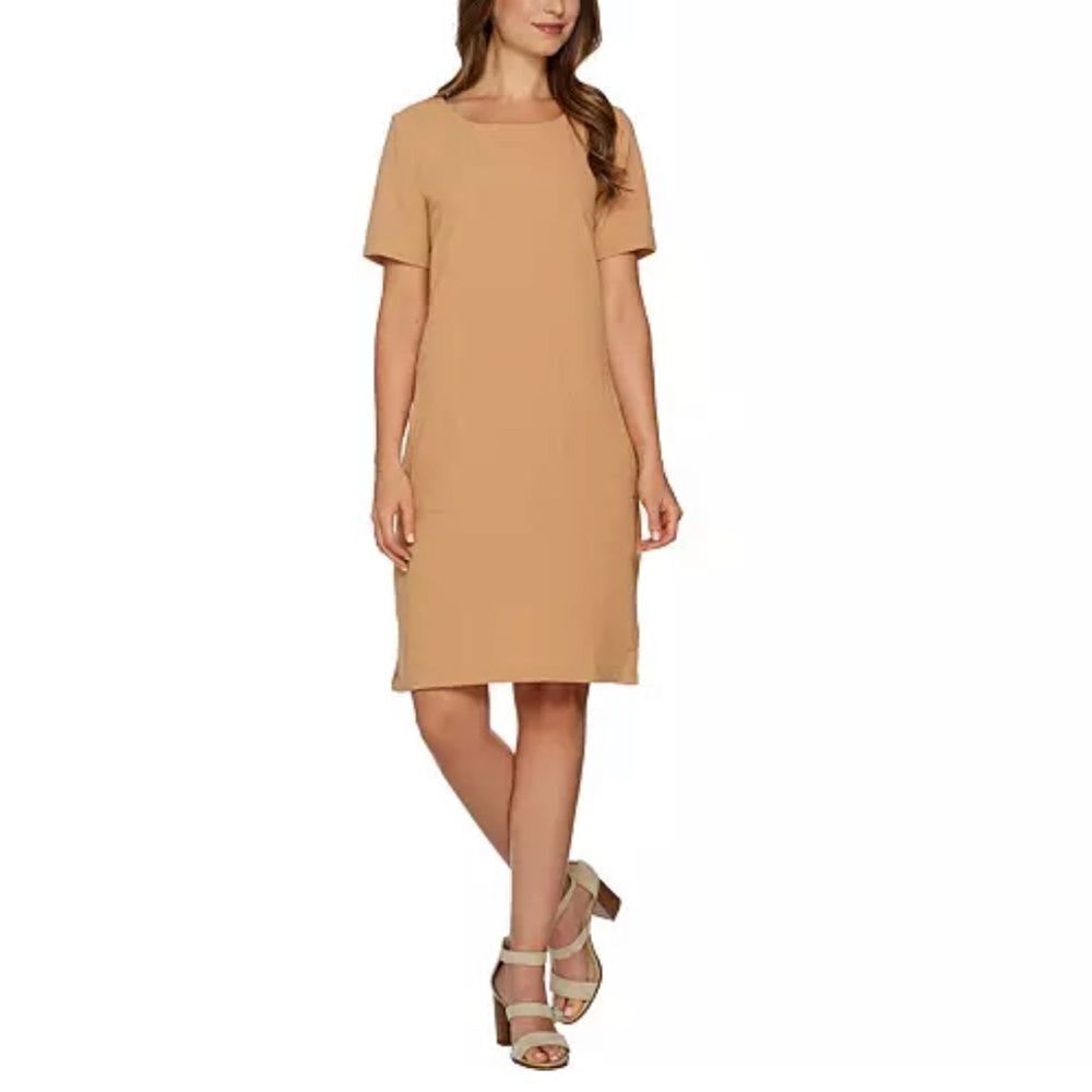 Linea by Louis Dell'Olio Gauze Pull Over Dress